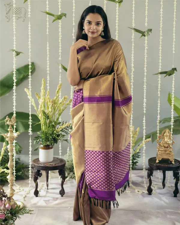 Wine_Banarasi_Silk_Traditional_Wear_Saree