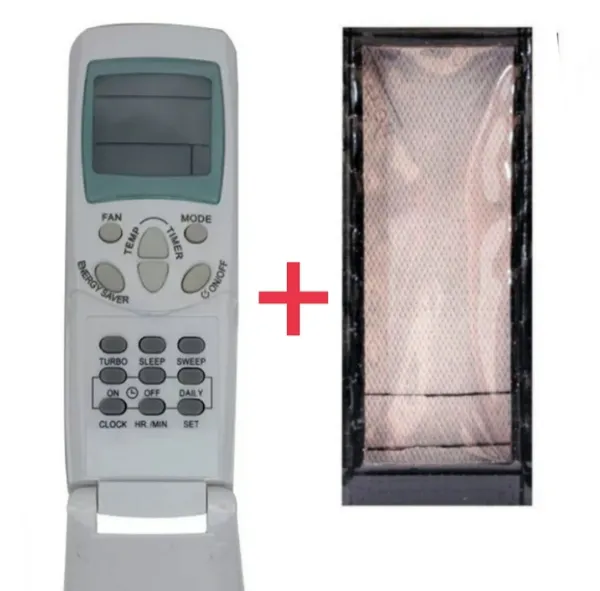 Remote+Cover)_Ac_Remote_compatible_for_Hitachi_Ac_With_PU_Leather_Protective_Cover(_EXACTLY_SAME_REMOTE_WILL_ONLY_WORK)