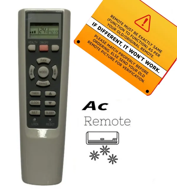 Remote+Cover)_Ac_Remote_compatible_for_Haier_Ac_With_PU_Leather_Protective_Cover(_EXACTLY_SAME_REMOTE_WILL_ONLY_WORK)