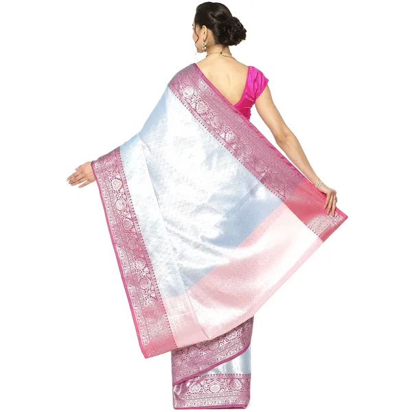Blue_Kanjeevaram_Banarasi_Sarees_For_Women