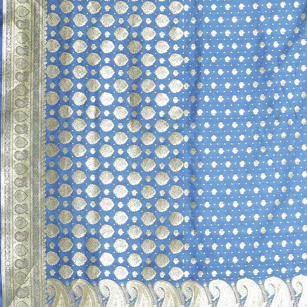 Turquoise_Blue_Satin_Silk_Banarasi_Sarees_For_Women