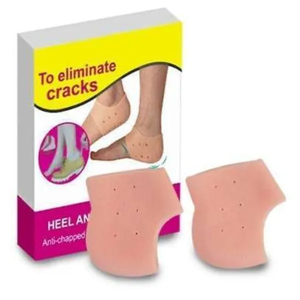 Beige_Anti_Crack_Silicone_Heel_Socks_For_Unisex