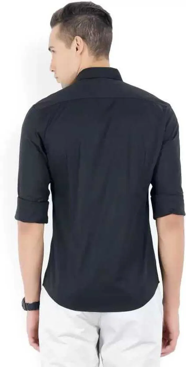 Black_Cotton_Blend_casual_Shirt