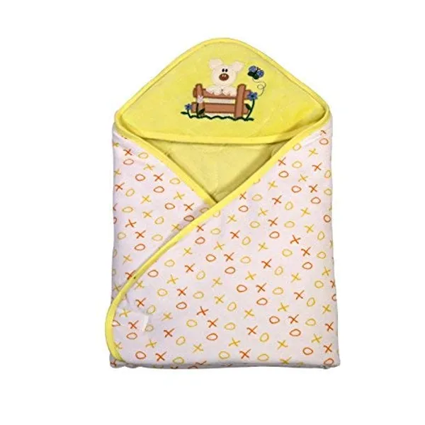 Yellow_Born_Baby_Blanket_Or_Wrapper_Or_Receiving_Towel