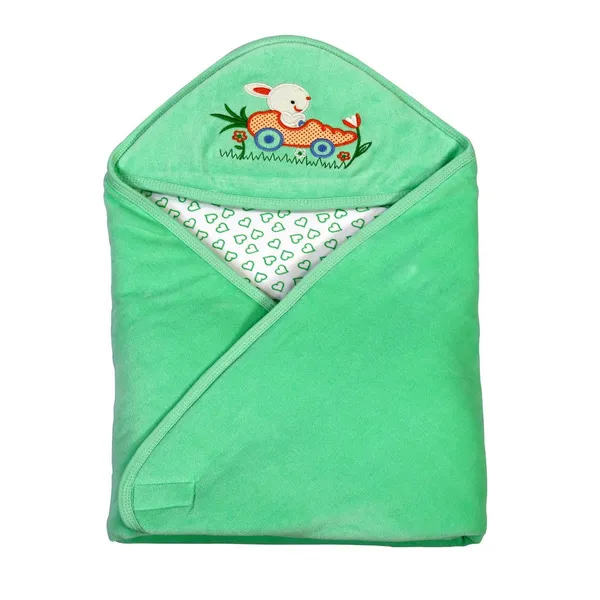 Green_Born_Baby_Blanket_Or_Wrapper_Or_Receiving_Towel