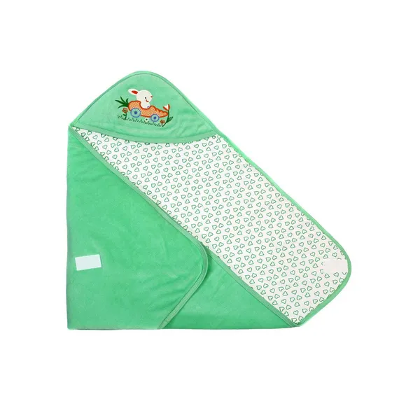 Green_Born_Baby_Blanket_Or_Wrapper_Or_Receiving_Towel