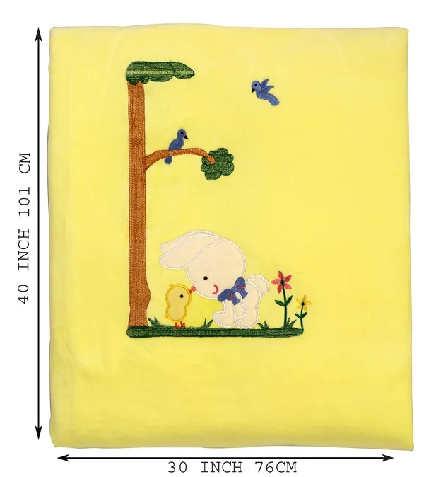 Yellow_Born_Baby_Blanket_Or_Wrapper_Or_Receiving_Towel