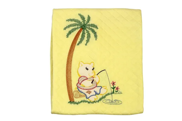 Yellow_Born_Baby_Blanket_Or_Wrapper_Or_Receiving_Towel