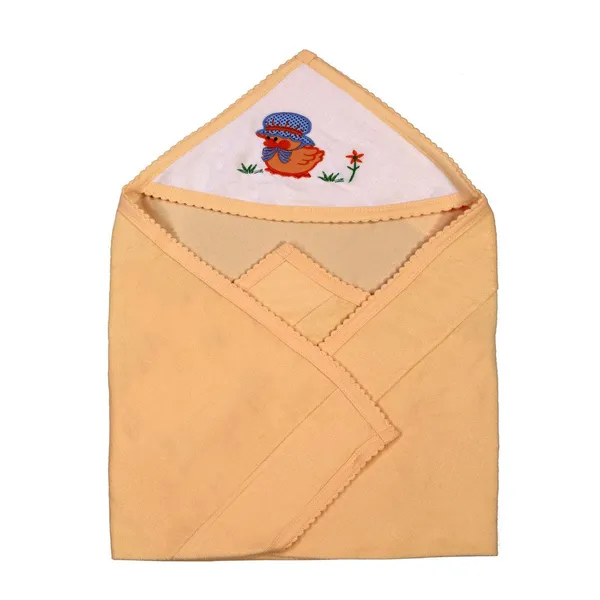 Beige_Born_Baby_Wrapper_Or_Receiving_Towel_Made_Up_Of_Terry