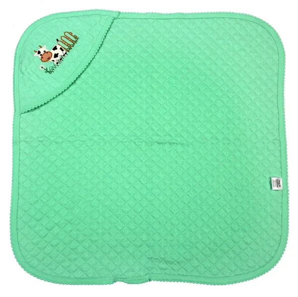 Green_Jacquard_Born_Baby_Wrapper_Or_Receiving_Towel