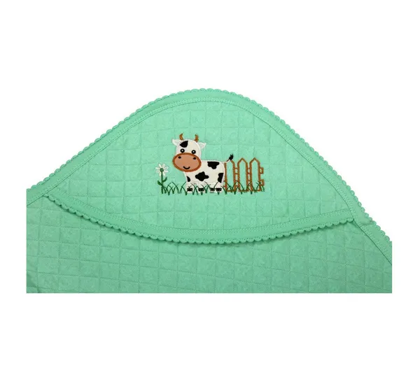 Green_Jacquard_Born_Baby_Wrapper_Or_Receiving_Towel