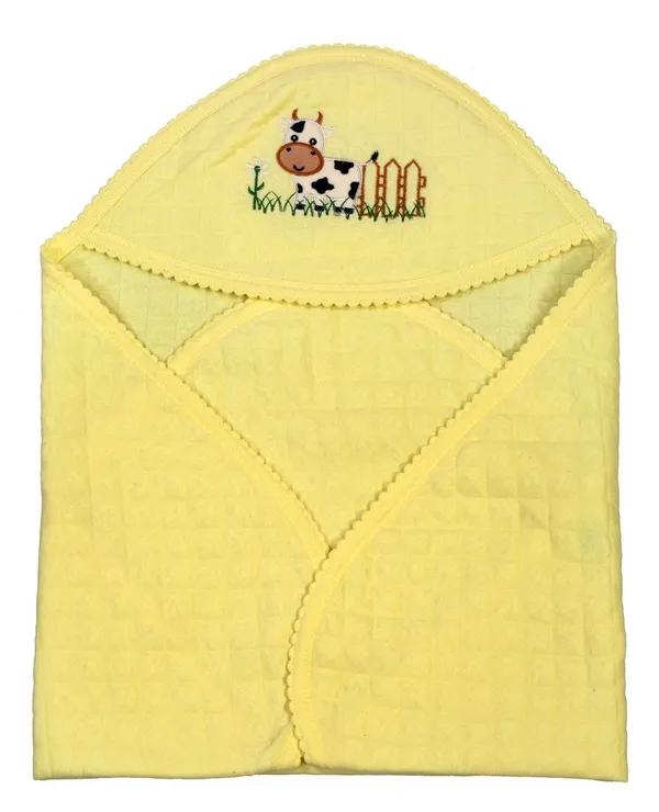 Yellow_Jacquard_Born_Baby_Wrapper_Or_Receiving_Towel