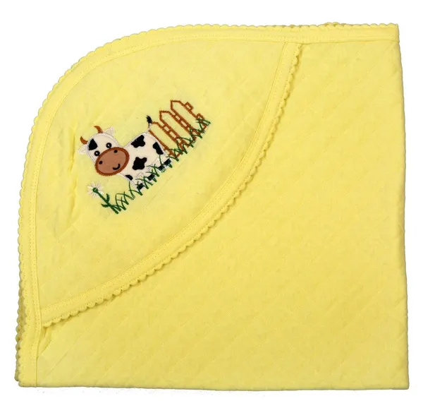 Yellow_Jacquard_Born_Baby_Wrapper_Or_Receiving_Towel