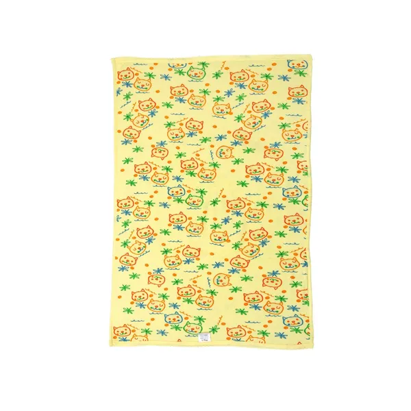 Yellow_Printed_Baby_Bath_Towels_With_Colour_Base
