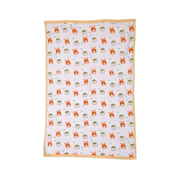 Orange_Printed_Baby_Bath_Towels