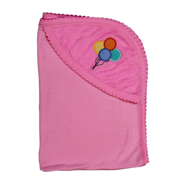Pink_Plain_Baby_Wrapper_Or_Receiving_Towel