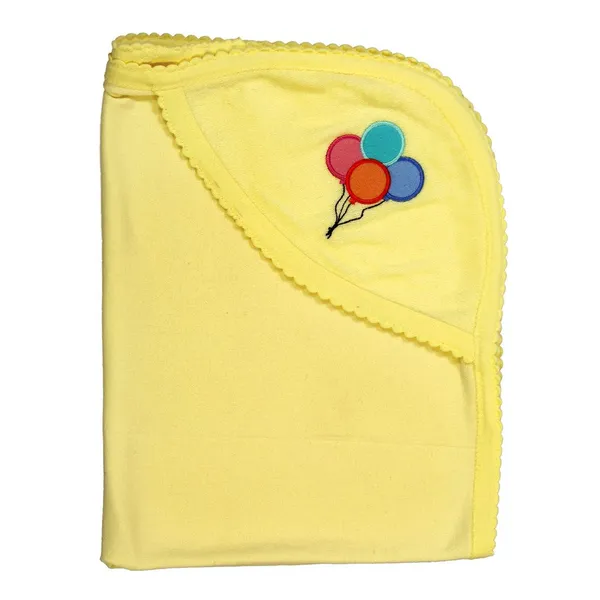 Yellow_Plain_Baby_Wrapper_Or_Receiving_Towel