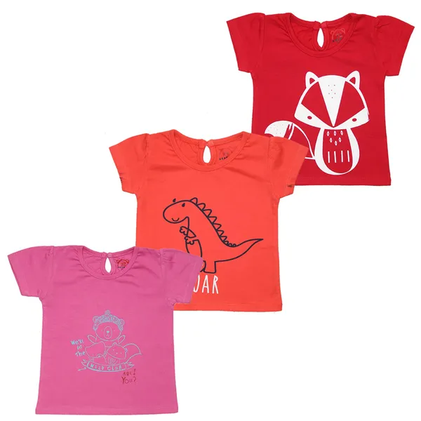 Multicolor_Girls_Cotton_Elegant_Print_And_Regular_Fit_Halfsleeve_T-Shirt_-Pack_Of_3