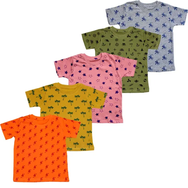 Multicolor_Boys_Cotton_Elegant_Print_And_Regular_Fit_Half_Sleeve_T-Shirt_-Pack_Of_5