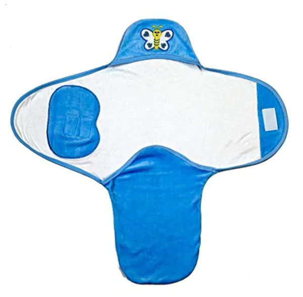 Blue_Newborn_Cotton_Swaddle/Wrap/Sleeping_Bag