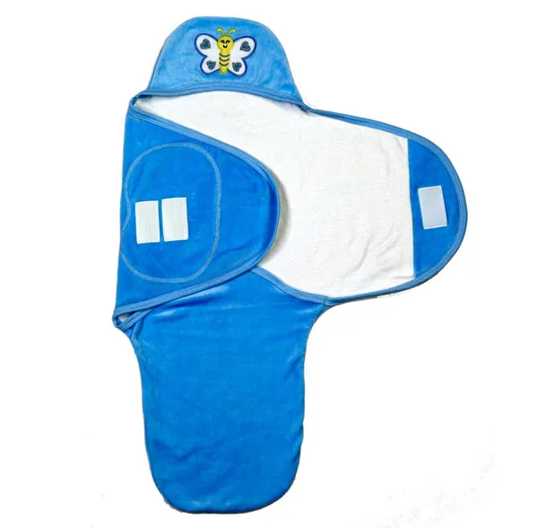 Blue_Newborn_Cotton_Swaddle/Wrap/Sleeping_Bag