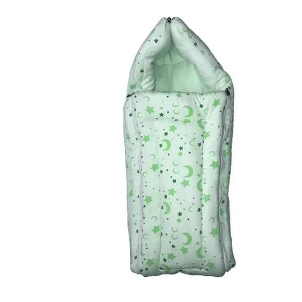 Green_Printed_Baby_Bag/Carry_Bed/Bed