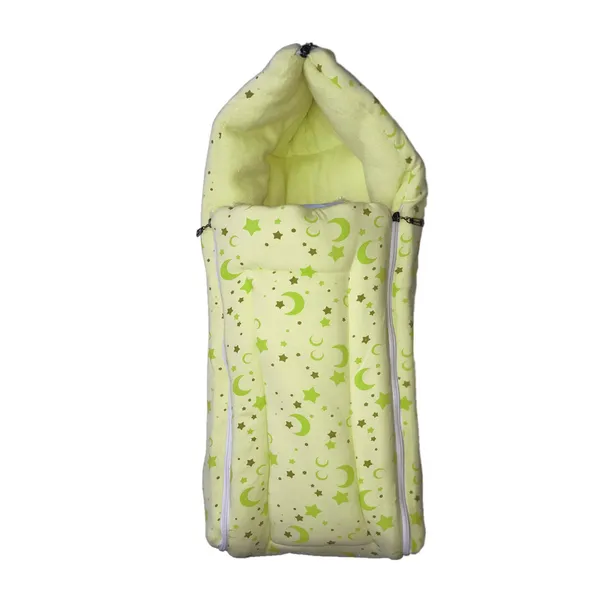 Yellow_Printed_Baby_Bag/Carry_Bed/Bed