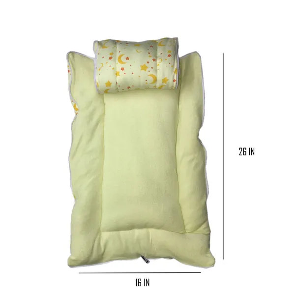Yellow_Printed_Baby_Bag/Carry_Bed/Bed