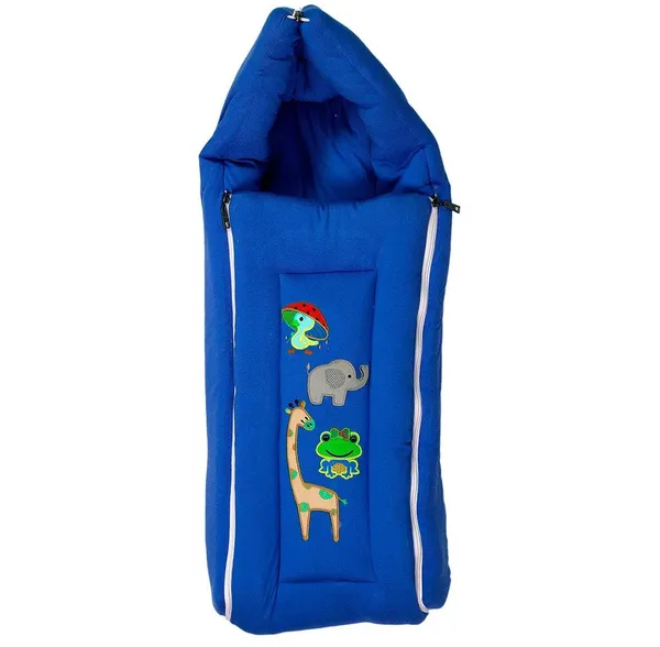 Blue_Baby_Bedding_Cum_Sleeping_Bag_Cotton_Set