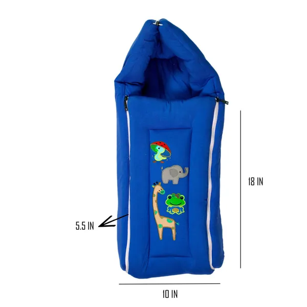 Blue_Baby_Bedding_Cum_Sleeping_Bag_Cotton_Set