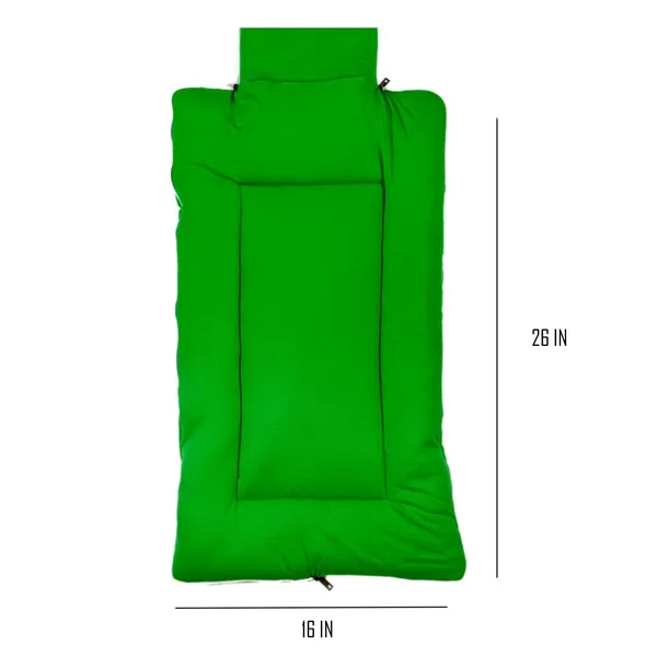 Green_Premium_Baby_Bedding_Set_Cum_Sleeping_Bag,Bed_For_New_Born_Baby