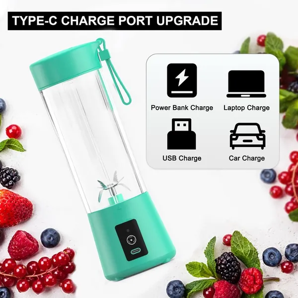 Multicolour_380Ml_Portable_Juice_Blender,_Juicer_Bottle_Mixer,_Juice_Maker,_Fruit_Juicer_Machine_Electric,_Usb_Rechargeable_Personal_Size_Mini_Juicer_Grinder_For_Juices,_Shakes_And_Smoothies