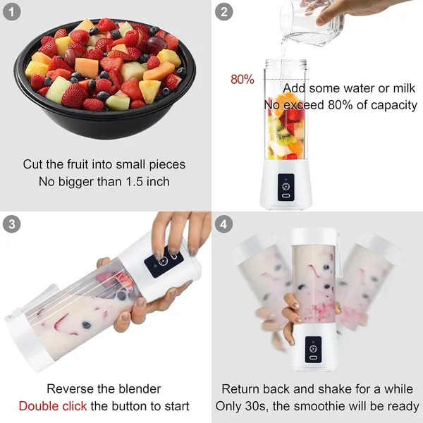 Multicolour_380Ml_Portable_Juice_Blender,_Juicer_Bottle_Mixer,_Juice_Maker,_Fruit_Juicer_Machine_Electric,_Usb_Rechargeable_Personal_Size_Mini_Juicer_Grinder_For_Juices,_Shakes_And_Smoothies