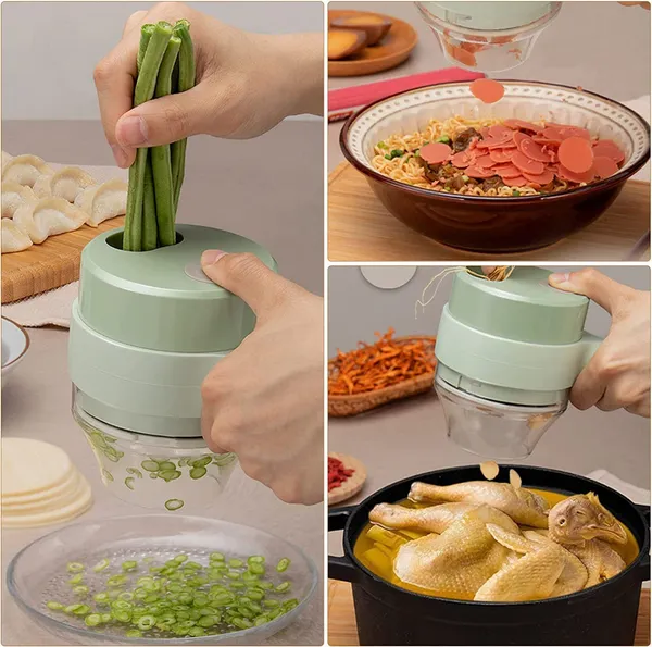 Multicolour_Four_In_One_Handheld_Electric_Vegetable_Cutter_Set_Wireless_Hand_Held_Food_Processor_Vegetable_Chopper_For_Garlic_Chili_Onion_Slicer_Kitchen_Portable_Wireless_Usb_Cable