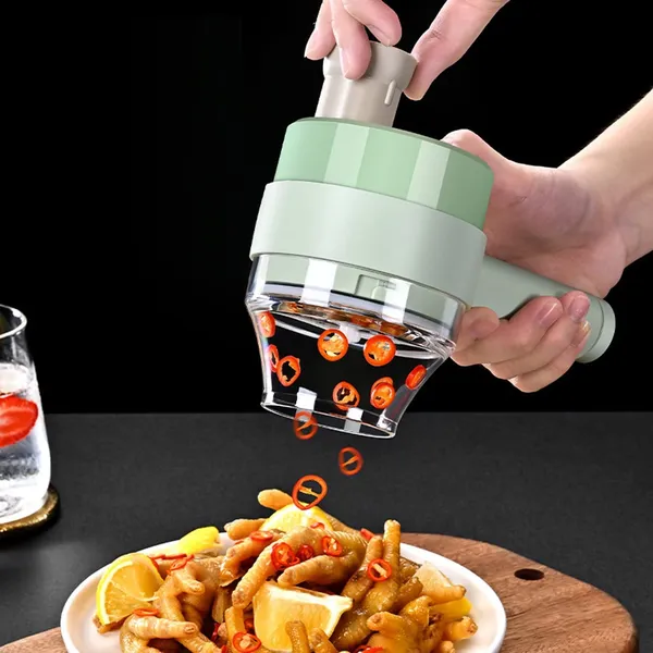 Multicolour_Four_In_One_Handheld_Electric_Vegetable_Cutter_Set_Wireless_Hand_Held_Food_Processor_Vegetable_Chopper_For_Garlic_Chili_Onion_Slicer_Kitchen_Portable_Wireless_Usb_Cable