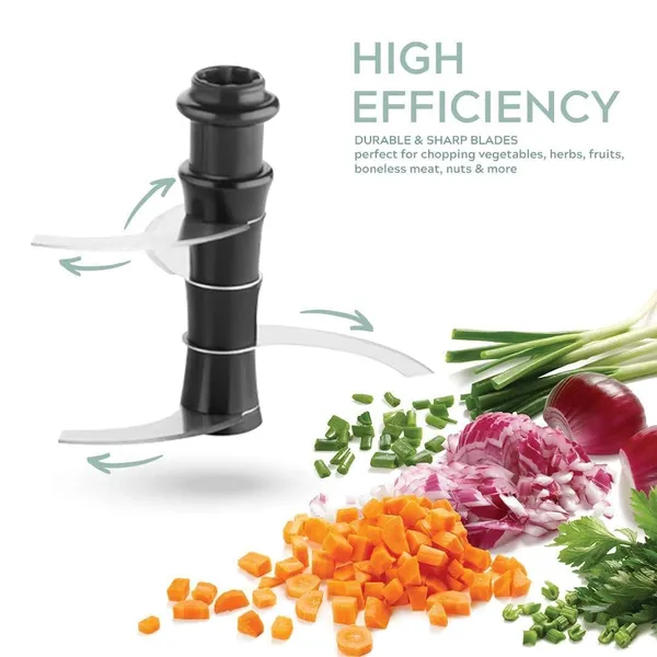 Multicolour_Easy_To_Use_Hand_Press_Fruits_And_Vegetable_Push_Chopper_900Ml_For_Kitchen_4_Sharp_Stainless_Steel_Blades,_Unbreakable_Food-Grade_Plastic,_Anti-Slip_Base,_Made_In_India_With_Warranty