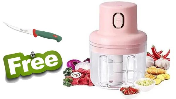 Multicolour_Mini_Electric_Garlic_Chopper,_Usb_Charging_Food_Processor,_Food_Chopper_With_3_Blades_Food_Processor_For_Kitchen_Baby_Food_Chopper_+_Free_Knife