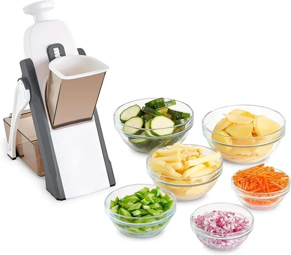Multicolour_Multifunctional_Vegetable_Cutter_Chopper_For_Kitchen,__30_Different_Cuts_-_Buit_In_Blades_-_Safe_Cleaning_-_With_Stainless_Steel_Blades_And_Safety_Holder_+_Free_Gas_Lighter