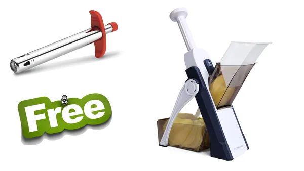 Multicolour_Multifunctional_Vegetable_Cutter_Chopper_For_Kitchen,__30_Different_Cuts_-_Buit_In_Blades_-_Safe_Cleaning_-_With_Stainless_Steel_Blades_And_Safety_Holder_+_Free_Gas_Lighter