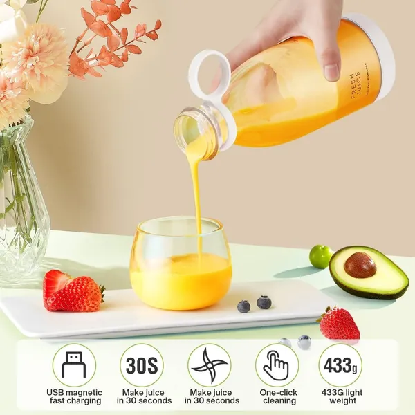 Multicolour_Portable_Blender,_Usb_Rechargeable_Mini_Juicer_Blender,_Electric_Juicer_Bottle_Blender_Grinder_Mixer,_Shakes_And_Smoothies,_Fruit_Juicer_Machine_+_Free_Gas_Lighter