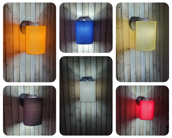 Wooden_Surface_Mounted_Classic_Fabric_Oval_Shape_Wall_Lamps_Blue