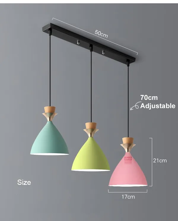 3_Light_Linear_Hanging_Bell_Shade_Light_(Pink,_Aqua_Blue,_Moss_Green,_bulb_not_included)