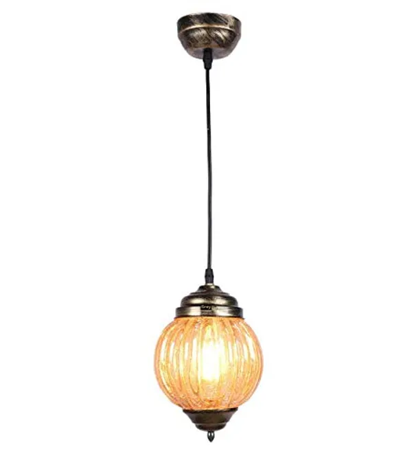 Melon_Hanging_Light_Lantern_Pendant_Lamp_-_Pack_of_1_(Color:Brass_Antique)