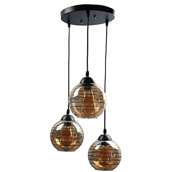 3_Lamp_Doom_Line_Luster_Glass_Designer_Cluster_Hanging_Chandelier_Light