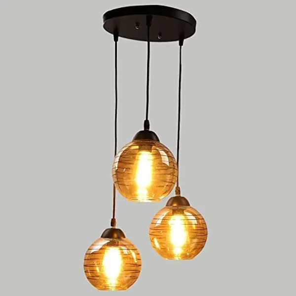 3_Lamp_Doom_Line_Luster_Glass_Designer_Cluster_Hanging_Chandelier_Light