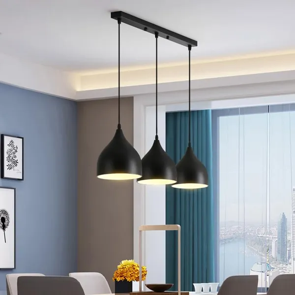 Aluminium_Hanging_Shade_Light,_Black,_3_Lamp_Linear_Set