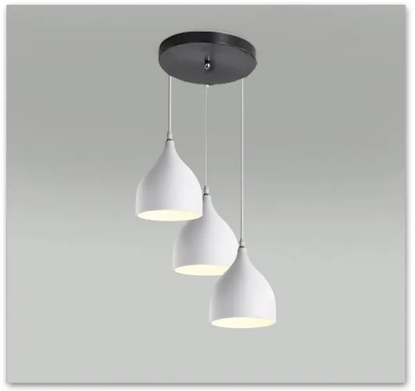 White_Aluminium_Hanging_Shade_Cluster_Set_(Bulb_not_included)