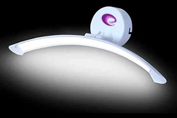 Eisa_6_Watts_Wall_Light,_White,_Curved_Bar-Aluminium(corded-electric)