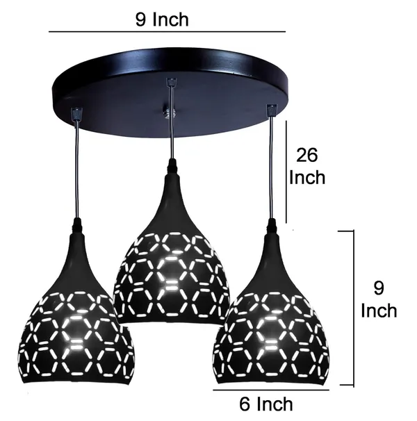 Metal_Cut_3_Light_Cluster_Hanging_Light_Ceiling_Pendant_Lamp,_6Inch_Dia,_Black