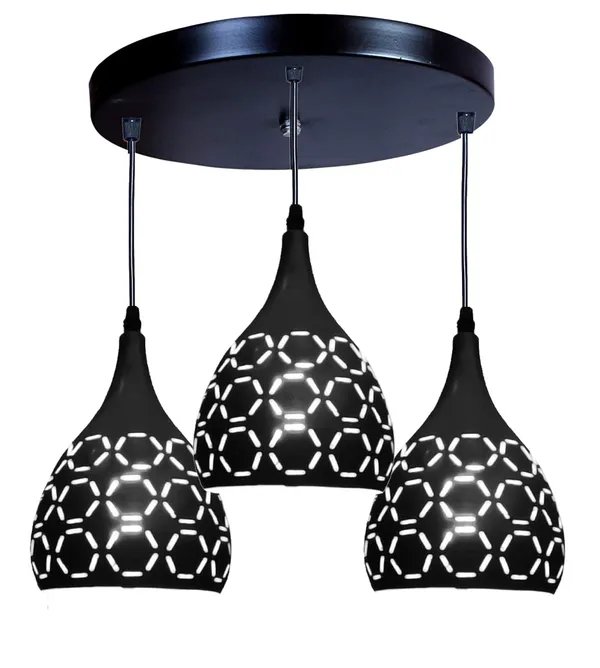 Metal_Cut_3_Light_Cluster_Hanging_Light_Ceiling_Pendant_Lamp,_6Inch_Dia,_Black